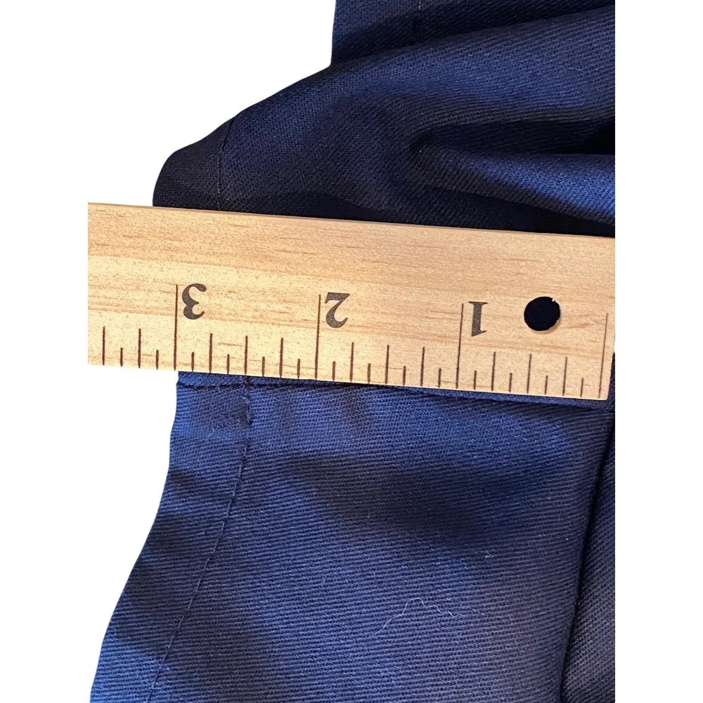 Jantzen Mens Navy Blue Golf Tennis Shorty Shorts Sz 38 Striped Waist Made in USA